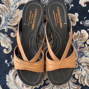 Donald J Pliner size 7 1/2 wedge sandels